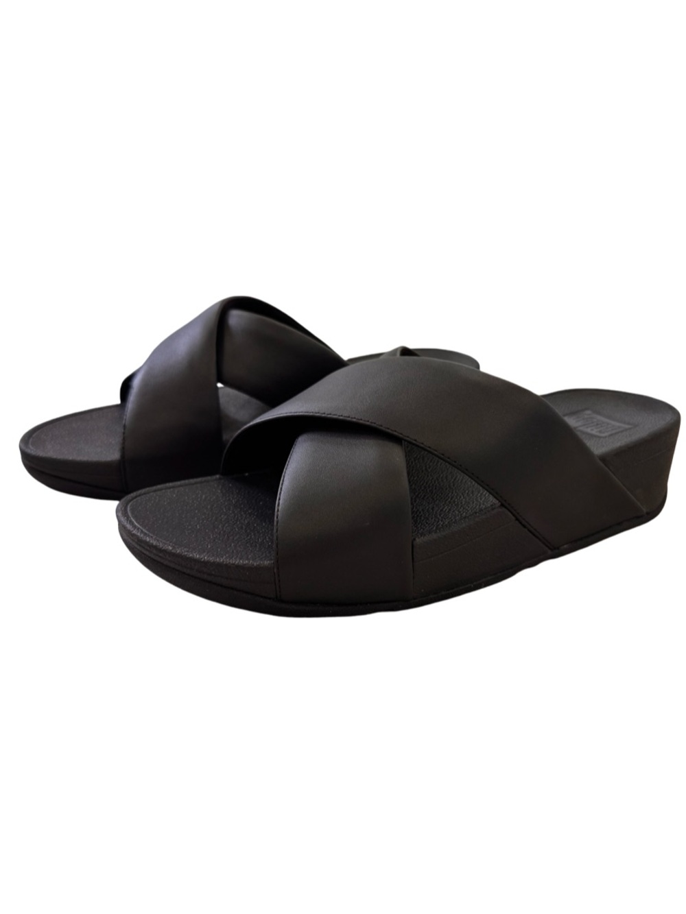 Fitflop Women's Black Crisscross Slide Sandals - Picture 5 of 7